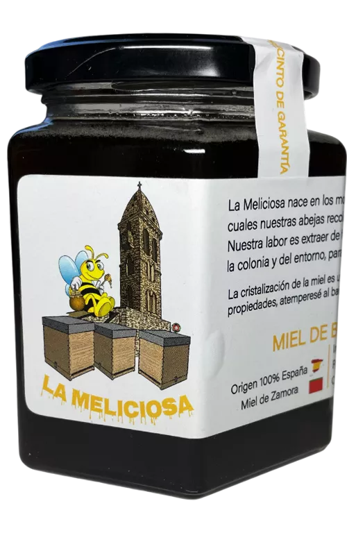 Tarro de medio kilo miel La Meliciosa